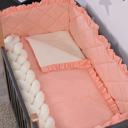 Постельный комплект Baby Veres Macaroon Peach (6 единиц, 100% хлопок, 120х60 см)